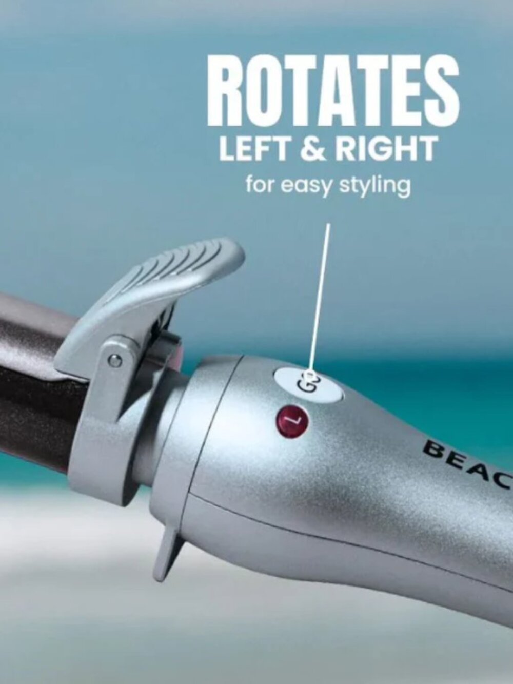 BEACHWAVER® PRO 1.25 DUAL VOLTAGE ROTATING CURLING IRON USED TWICE!! - Picture 3 of 11